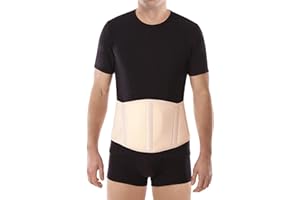 TOROS GROUP MANUFACTURE Pas na przepuklinę brzuszną pępkową gorset ortopedyczny z podparciem pępkowym rozmiar 3 Medium beżowy