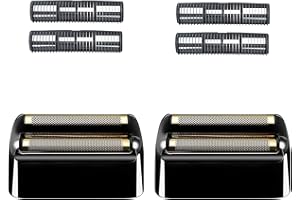 AUDOC Część zamienna kompatybilna z golarką foliową BaByliss FXFS2G / FXFS2, golarką elektryczną, folią tnącą, kompatybilna z golarką foliową BaByliss Pro, 2 zestawy