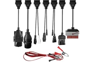 GBKDQQ Set di 8 adattatori universali per auto OBD2 OBD1, dispositivo diagnostico diagnostico, adattatore per dispositivi diagnostici OBD, cavo adattatore diagnostico per TCS CDP Pro Delphi CDP+ DS150