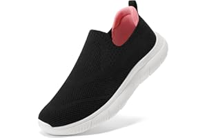 HKR Basket San Lacet Femme Chaussures de Respirantes Marche Mode et Sport Travail Tennis Confortable Chic Femme Ultra LéGèRe Fitness Campus Slip on Enfiler Sneakers