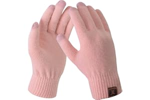Bequemer Laden Damen Winter Warm Touchscreen Handschuhe Thermo Winterhandschuhe Kaschmir Strickhandschuhe Wollhandschuhe Frauen Geschenk Weihnachten