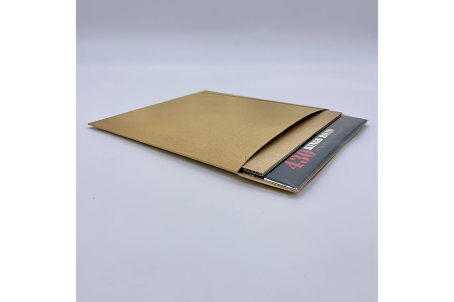 12" and 7" Mailers and Stiffeners Peel and Seal for Records (10, 7")