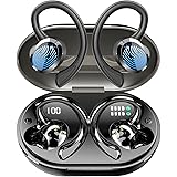 Cuffie Bluetooth Sport Auricolari Bluetooth 5.3 con HiFi Stereo,48Ore Cuffie Wireless Sport Display LED/Chiamata HD/Impermeab