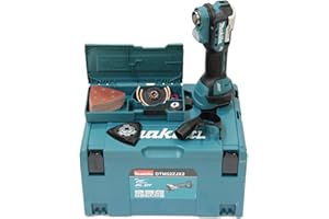 Makita DTM52ZJX2 Akku-Multifunktionswerkzeug 18V + 33-teiliges Zubehör-Set im MAKPAC (ohne Ladegerät + Akku)