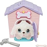 Little Live Pets My Puppy's Home Minis - Pink & Purple Home | Peluş Oyuncak ve K&ouml;pek Kul&uuml;besi Oyun Seti. Yavru K&ouml;peğinizin Ev