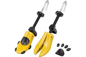 H&S Embauchoir Chaussures Homme et Femme - 2x Elargisseur Chaussure Bottes Bottines Sneakers Taille 37-41 ou 40-46 - Embauchoirs à Chaussures Cuir Ecarteur Extenseur pour Forme