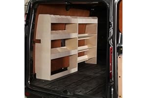 VANIFY - Scaffali per Furgone Ford Transit Custom L1 2012+ Caja de herramientas y estantería trasera