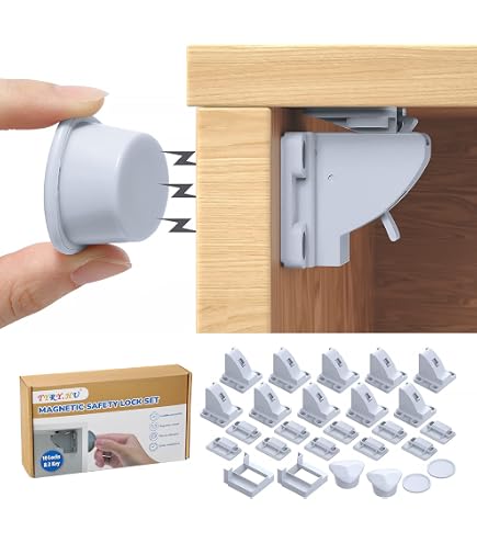 Reer - Sicurezza Per Casa: 3 Chiusure Per Armadi E Cassetti A Prova Di Bambino - 5