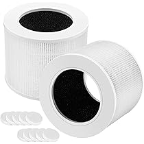 Core Mini Filtro di Ricambio Compatibile Con Purificatore d'Aria - 3 in 1 Ad Alta Efficienza, 2 Confezioni di Filtri HEPA e 10 Pezzi