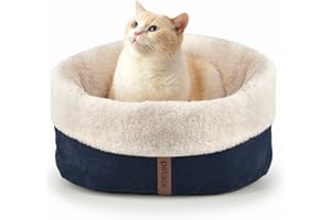 Petace Cuccia Gatto Cane Autoriscaldante, 45x 35 cm, Cuccia per Gatti e Cani Morbida Antiscivolo, Lettino per Cani e Gatti Blu