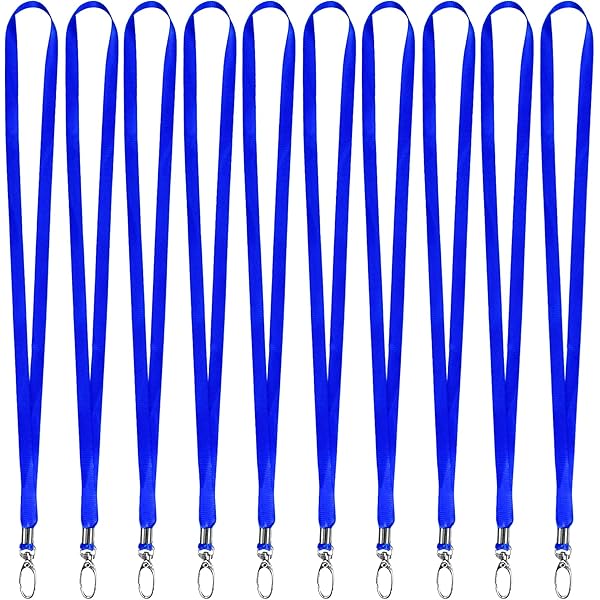 50 Laccetti Portabadge Con Gancio - Cordini Per Chiavi, Fischietti E Carte - Foto 2