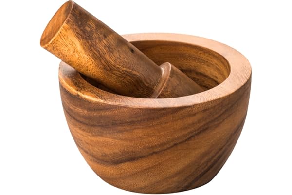 Premier Housewares 1104626 Socorro Pilon/Mortier Bois d'Acacia