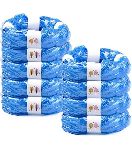 Recharge Sacs Poubelle Couches 4.5 M - 8 Sacs + 1 Cassette, Compatible AngelCare, Litter Locker II, Grande Capacité