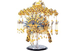 Piececool Metalowe puzzle 3D, metalowe modele 3D, puzzle 3D, dla dorosłych, rzemiosło artystyczne z metalu, prezent urodzinowy, korona feniksa