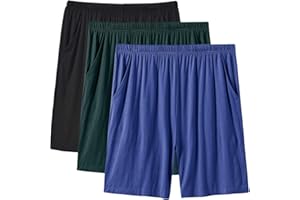 MoFiz Pantaloni Pigiama Uomo Modal Pantaloni Morbidi con Tasche