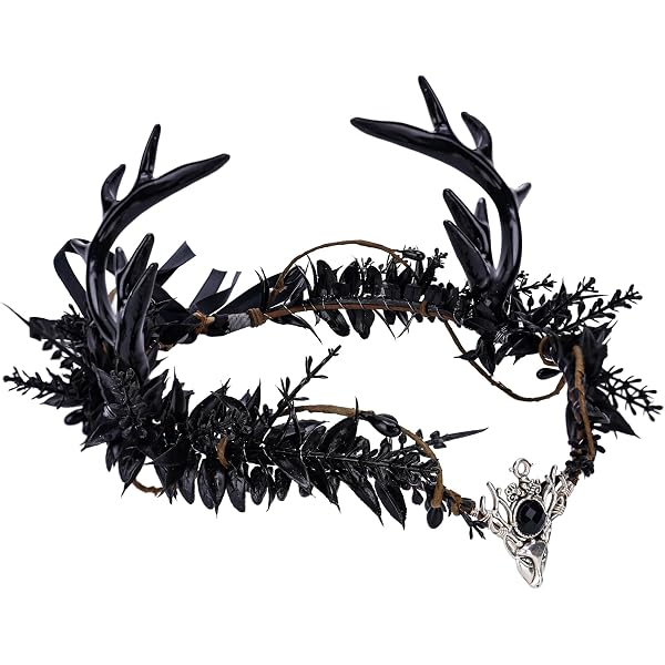 Halloween Kopfschmuck Mit Schädel & Hörnern – Gothic Stirnband Für Damen Und Herren, Cosplay & Party