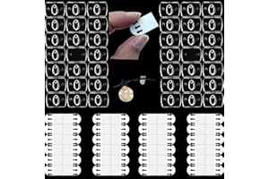 WAORZMK Fairy Light Hooks, 40 Mini Clear Sticky Hooks & 48 Removable Small Self Adhesive Strips, Multi-Function Decor Wall Hanging Clips for Home, Office, School, White Damage-Free Hanging