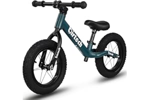 Hello-5ive 12" Balance Bike for 2, 3, 4, 5 Year Old Boys and Girls, Lightweight Nylon Frame Toddler Training Bike No Pedal Bikes for Kids with Adjustable Seat and Air Tires