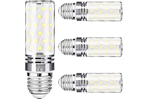 Anmossi Żarówki LED E27, 6000K Zimna Biel, 1200LM, Żarówka 12W E27 LED, Odpowiednik Żarówka 100W, AC100-240V, bez Możliwości Ściemniania, Żarówki Edison, 4 Sztuki