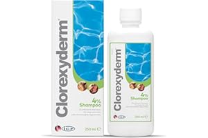 ICF Clorexyderm 4% Shampoo für Hunde, Katzen & Pferde | Tiefenreinigung & Fellpflege | Unterstützt Hautfeuchtigkeit & Frische | Sanfte & Effektive Formel | 200ml