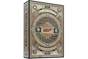 theory11 James Bond 007 Premium Playing Cards - Gold Foil, Official Collectible Deck