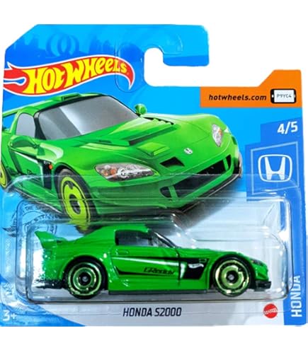 Hot Wheels - Honda S2000 - HW J-Import 3/10 - HCV85 - Korte Card - geel - Ryu 's Rides - Mattel 2022
