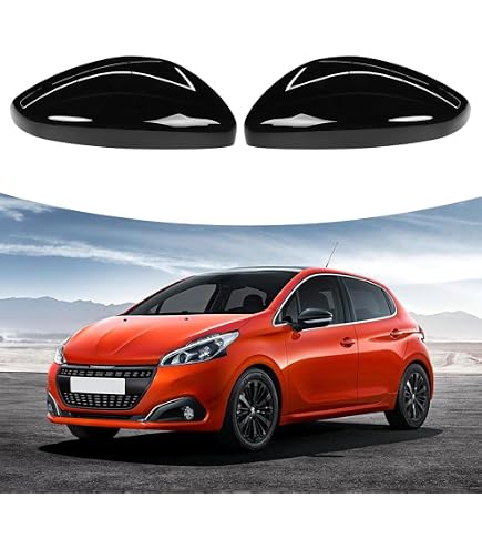 Paar Spiegelkappen Für Peugeot 208 / 2008 (2014-2018) – Chrom – Links & Rechts – Schutz & Style
