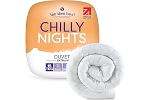 Slumberdown Chilly Nights 15 Tog Double Duvet - Extra Warm, Thick & Cosy Winter Quilt for Cold Nights | UK-Made, Soft Touch Cover, Non-Allergenic & Washable (200 x 200cm)