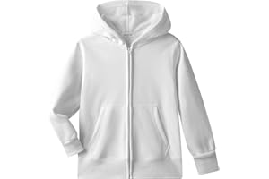 Dybker Boys Girls Hoodies Hooded hoodie Classic Solid Sport Pullover Top Lightweight Series Soft Plush Cotton for 5-12 Years