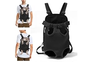 PETCUTE Sac à Dos pour Chien Petit Sac de Transport pour Chat Chien Sac pour Chien ventral Randonnee Voyage