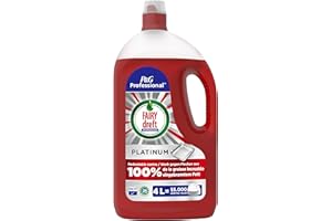 PROCTER & GAMBLE Fairy Professional Platinum Handgeschirrspülmittel, 8 L (2 x 4 L), professionelle Formel für den Einsatz in Gewerblichen Küchen, reinigt jeweils bis zu 55.000 Teller, selbst bei hartnäckigem Fett