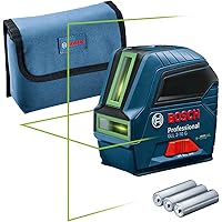 Bosch Professional Measurement Bosch Professional Linienlaser GLL 2-10 G (grüner Laser, Arbeitsbereich: bis 10 m, 3x AA…