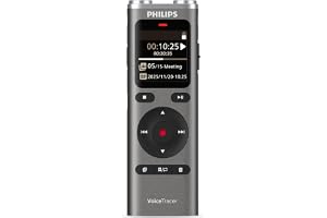 DVT2075 VoiceTracer, ljudinspelare, 8 GB, MP3, stereo, uppladdningsbart Li-polymerbatteri. Sembly AI för taligenkänni