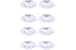 FILILOGOR Pulitore a vapore universale, 8 panni per pulizia a vapore, panni in microfibra, set di panni di ricambio per l'ugello manuale, compatibili con la maggior parte dei pulitori a vapore (8)