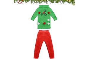 DIELIANHUA Accesorios de Elfos Navideños, Muñecas Elfo Accesorios de Navidad, Accesorios Elfo Navidad, Accesorios de Muñeco de Elfo Navidad, para Decoración de casa de Muñecas