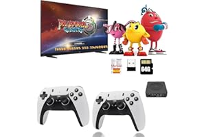 Timits Consola Retro 4K HDMI conectable a TV con 10.000 Juegos y Dos mandos inalámbricos de 2,4 GHz. Consola de Videojuegos Retro. Arcade Consola de Juegos