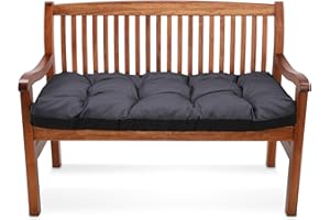 Amazinggirl Cuscino per panca da esterno e interno 150 x 50 cm - cuscini per panche pallet e grandi schienale o seduta da divano panchina da giardino balcone e terrazza Grafite