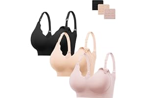 HBselect Nursing Bras for Breastfeeding Seamless Jelly Wireless Bra Pregnancy Maternity Bras Comfort Sleep Bralettes