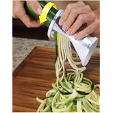 esareticaret Vegetti Slicer Spiral Sebze Doğrayıcı, Beyaz