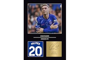 GENERIC Cole Palmer Poster Chelsea FC – A4 Football Print | Chelsea FC Gifts for Boys & Men | Chelsea Poster Wall Art | Cole Palmer Gifts | Chelsea Football Decor & Merchandise