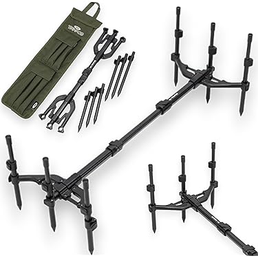 Carp Academy Deluxe Rod Pod - 3 botos, extrém stabil állvány