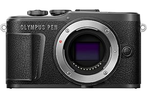 Olympus PEN E-PL10 Micro Four Thirds System - Fotocamera, 16 Megapixel, Stabilizzatore d'Immagine nella Custodia, Video 4K, Wi-Fi, 16 Art Filter, Scatto Touch AF, Nero