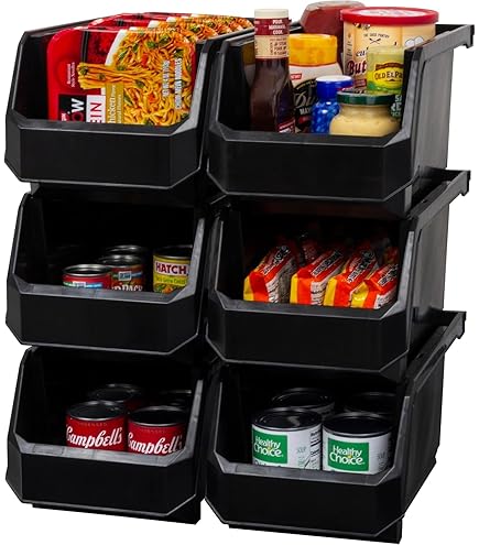 Lot De 10 Boîtes De Rangement ERGO-Box Taille 5 Bleues - Bacs à Bec Empilables