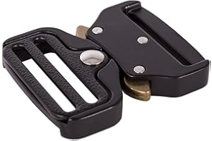 Shenky1 Metall Schnalle für Hundehalsband | 3,8cm Breite | Metallschnalle | für Nylongürtel | Schließe | Militärgürtel | Herrengürtel Militär Bundeswehr | für Gürtel