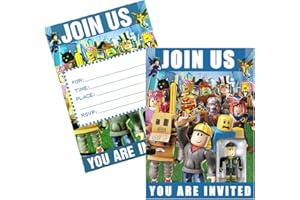 Tomicy Party Invitations Pack themed invitation Invitations Cards 30pcs kids' party invitations & birthday cards,Party Supplies Fill-in Invitations for kids 30 pcs