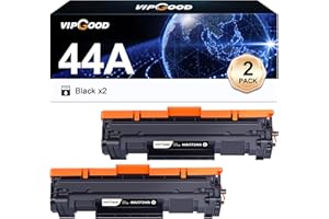 VIPGOOD 44A CF244A Cartouches de Toner Compatible pour Toner HP 44A CF244A pour Laserjet Pro M15w M28w M15a M16a M16w MFP M28a M29a M29w (Noir, Pack de 2)
