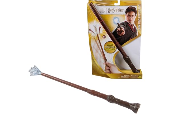 Wizarding World Harry Potter - Baguette Magique Interactive Sort Spectaculaire - Harry Potter Accessoire - Baguette Magique à Collectionner 30 cm - Jouet enfant 6 ans Et +