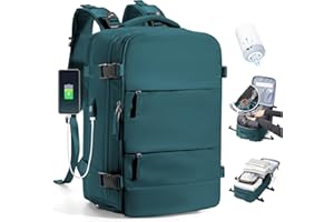 SZLX Ryanair Bagaż Podręczny 40x20x25 Plecak Damski Plecak Pasuje do 14-calowych laptopów Podróżny Easyjet Bag 45x36x20 Cabin Bag Męski Wodoodporny Plecak do Pracy Plecak Sportowy z przegrodą na buty