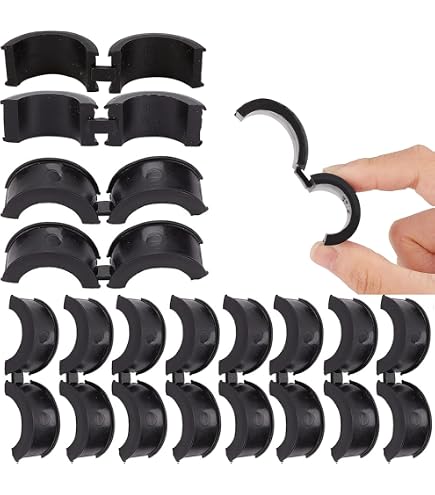 Lot De 8 Cales En Caoutchouc Create Idea Pour Guidon 31,8 Mm – Conversion Vers 25,4 Mm – Porte-bouteille, Support Ordinateur, éclairage