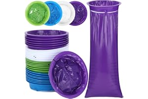 VUXAVA Spuckbeutel mit Mundstück 30 Stück Spuckbeutel mit Ring 1000ml,Kotztüten Auto Perfekt für Reiseübelkeit, Schwangere & Taxifahrer - Bietet Sicherheit & Komfort